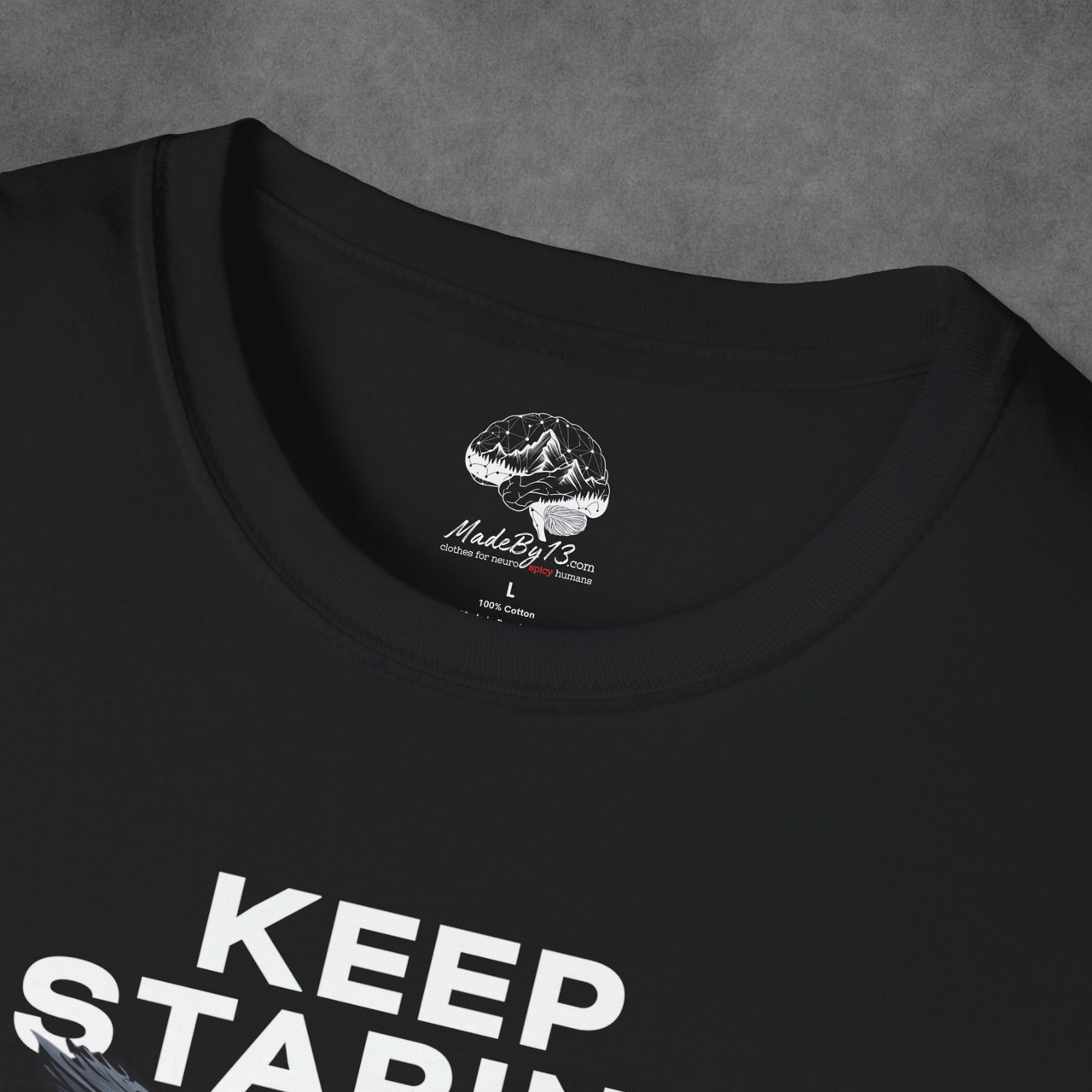 keep staring owl tee -  - view 3