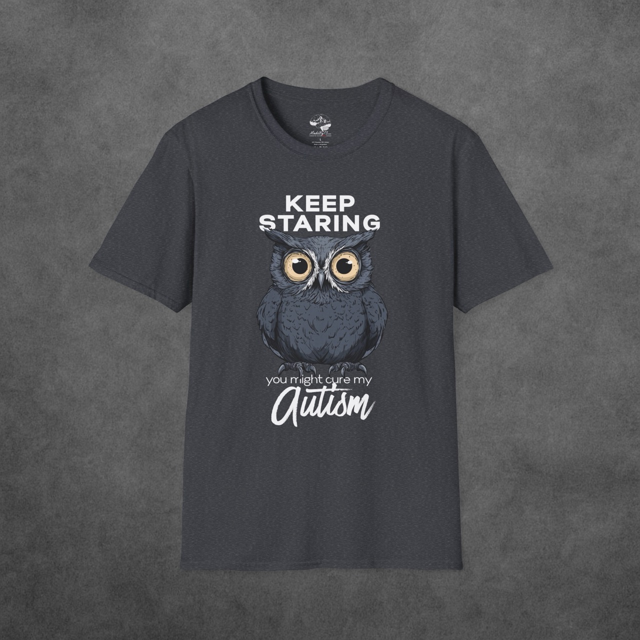 keep staring owl tee -  - view 1