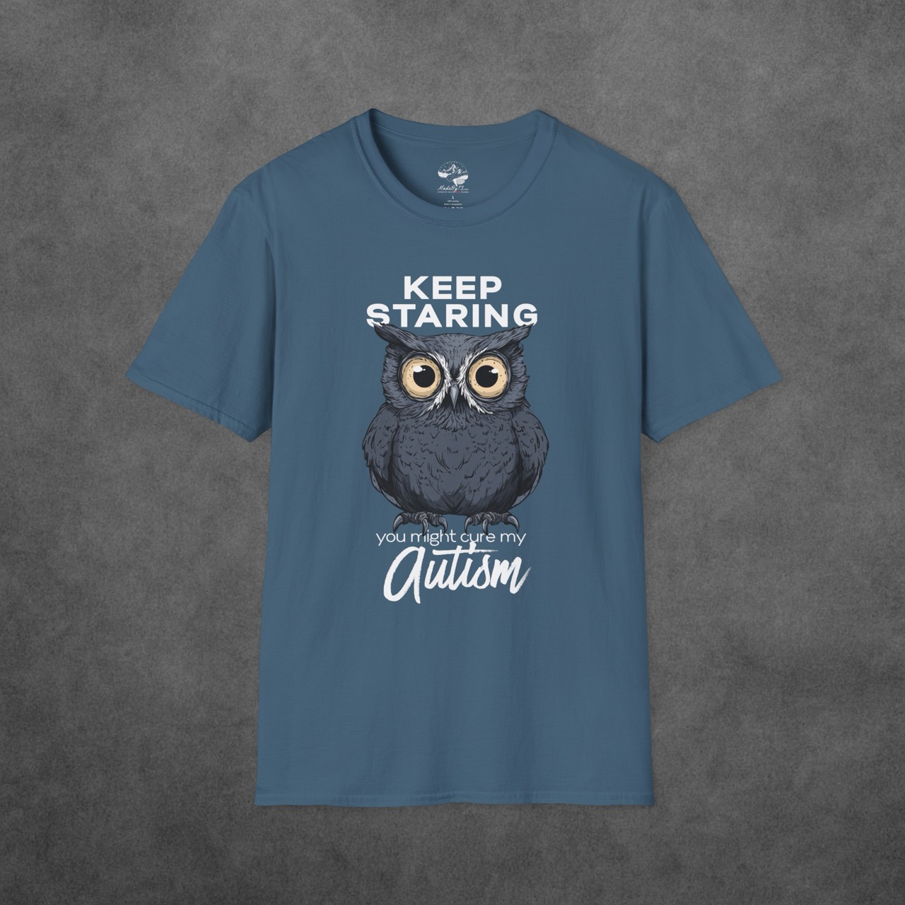 keep staring owl tee -  - view 1