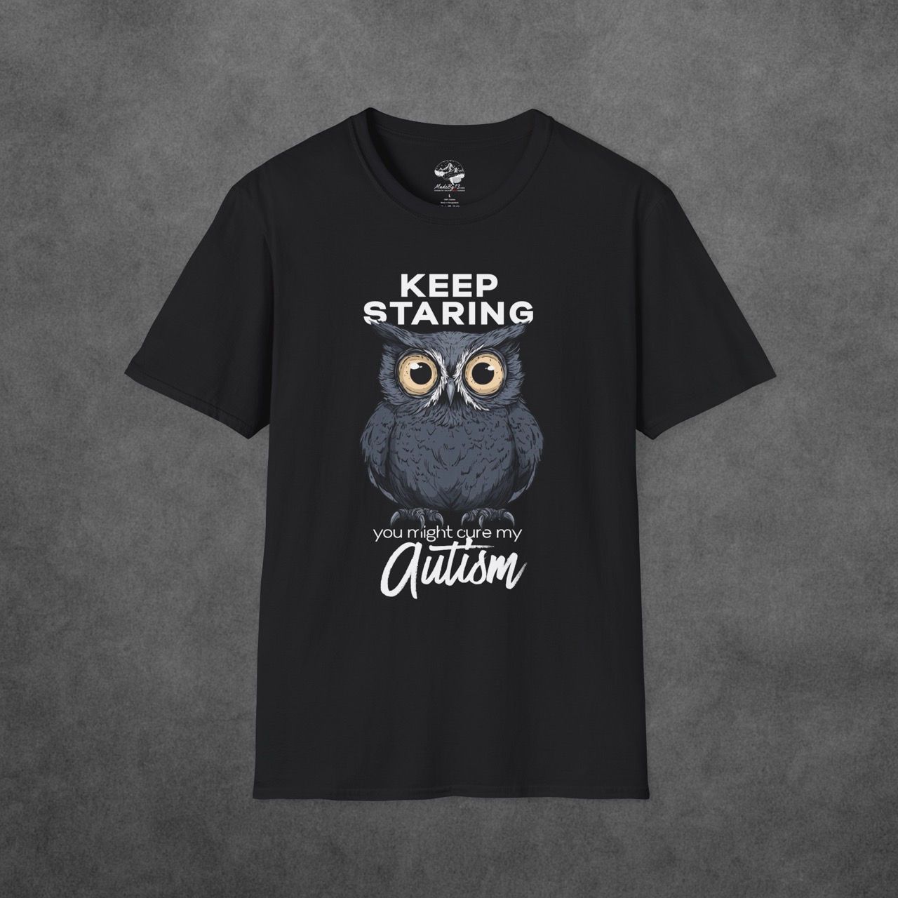 keep staring owl tee