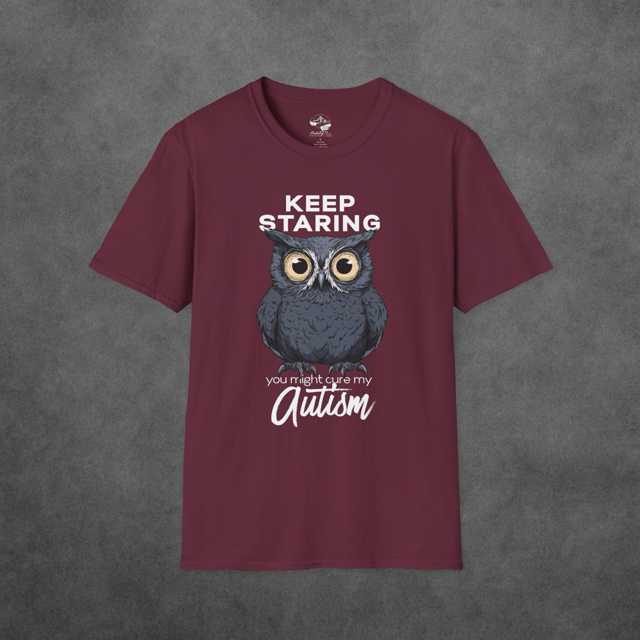 keep staring owl tee -  - view 1