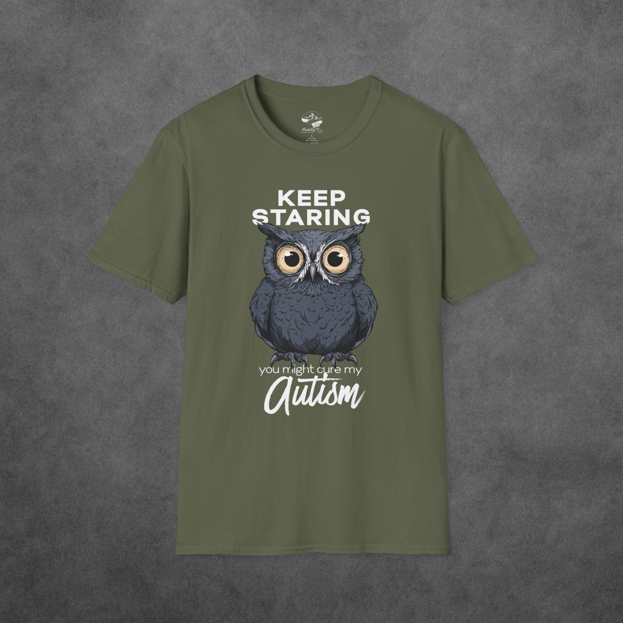 keep staring owl tee -  - view 1