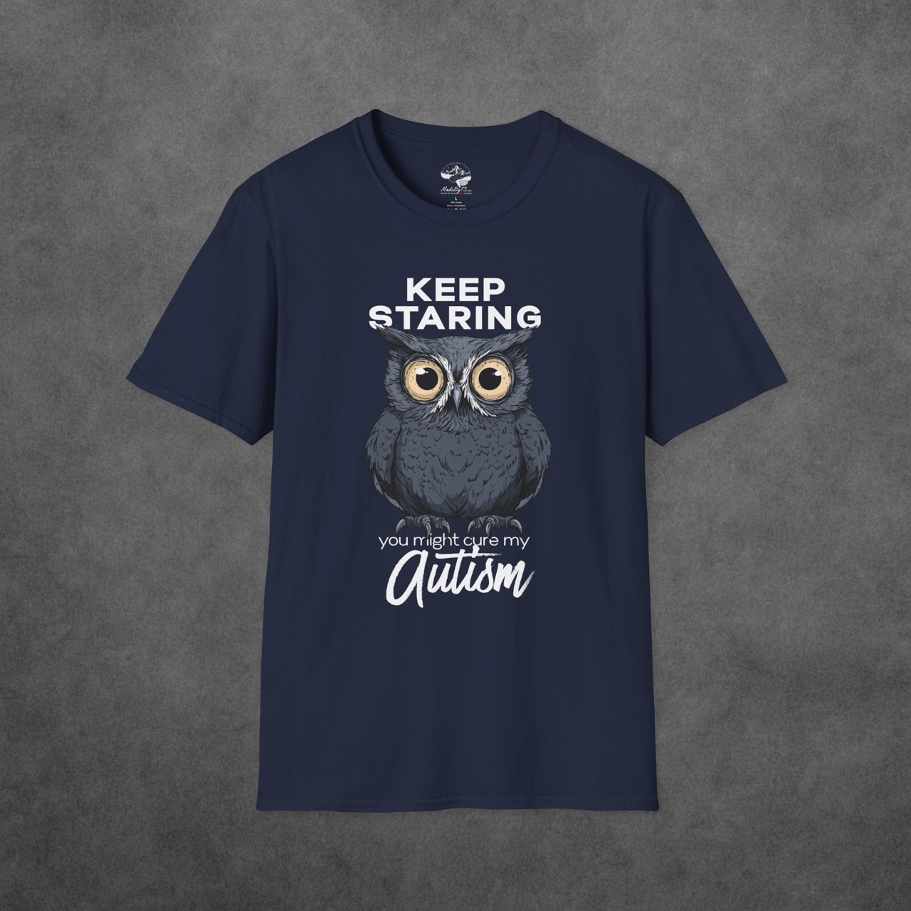 keep staring owl tee -  - view 1