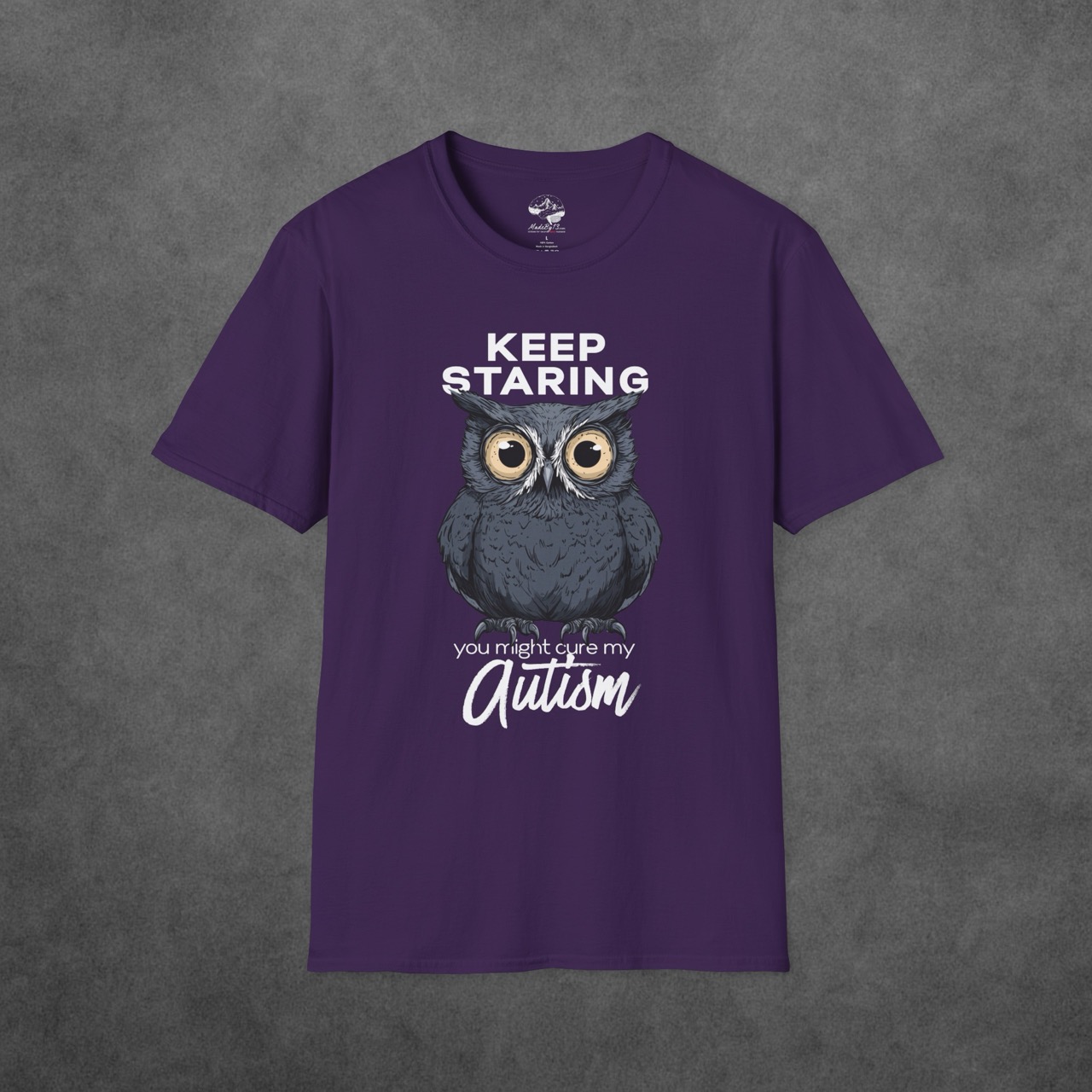 keep staring owl tee -  - view 1